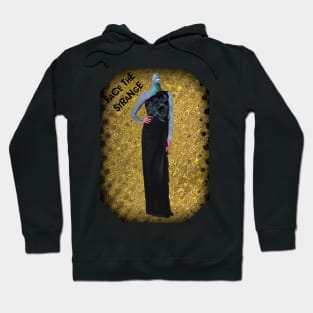 Yellow lady pigeon Hoodie